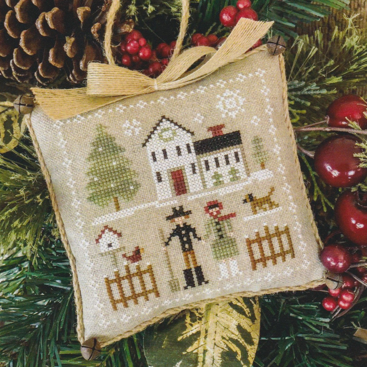 Farm Folk - Farmhouse Christmas 8 - Cross Stitch Pattern