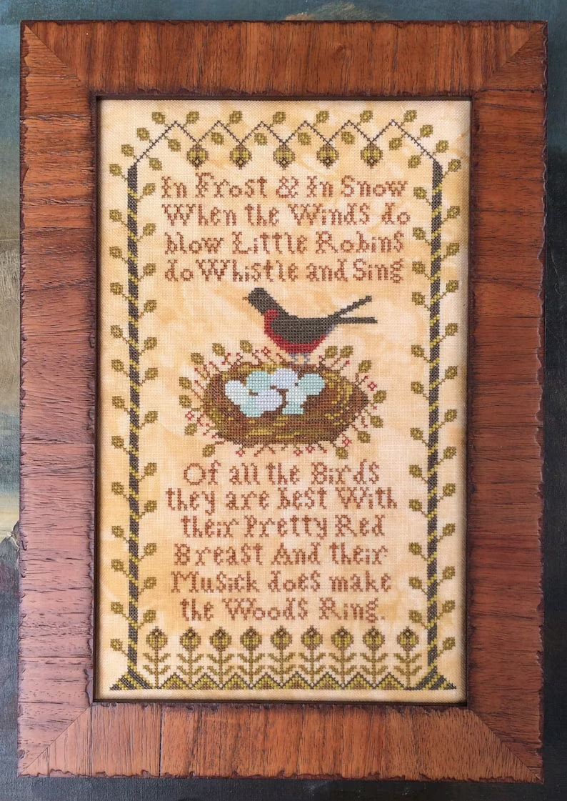 Little Robins - Cross Stitch Pattern