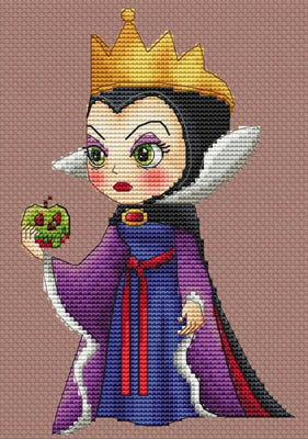 La Reine Du Mal - Cross Stitch Pattern