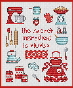 Secret Ingredient - Cross Stitch Pattern