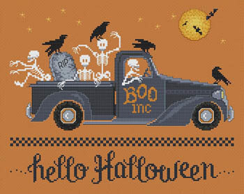 Hello Halloween - Cross Stitch Pattern