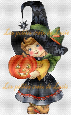 Halloween Girl - Cross Stitch Pattern
