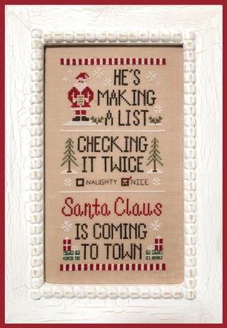 Santa's List - Cross Stitch Pattern