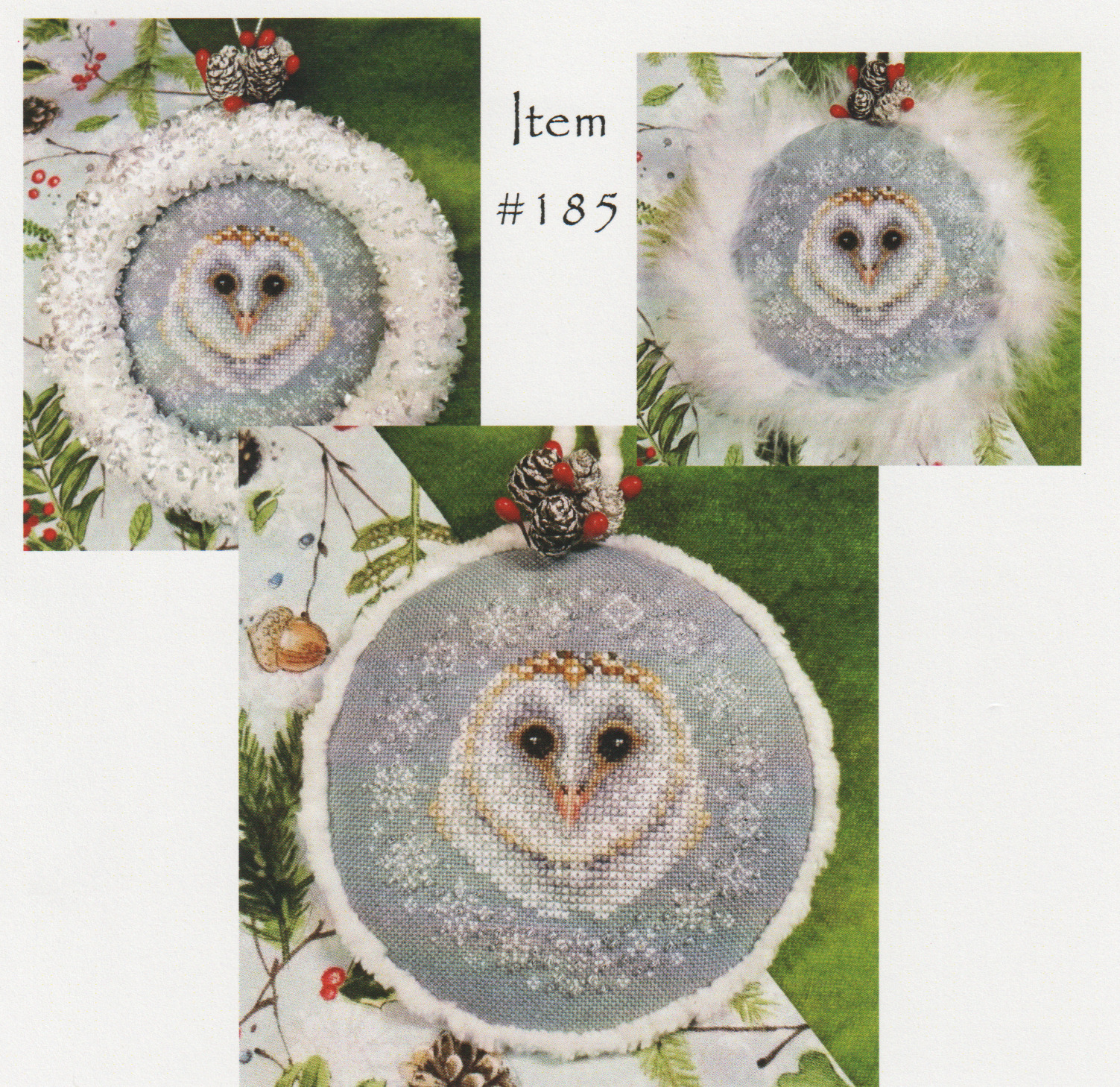 Winter Snow Owl - Cross Stitch Pattern