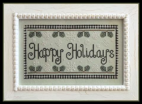 Happy Holidays - Cross Stitch Pattern