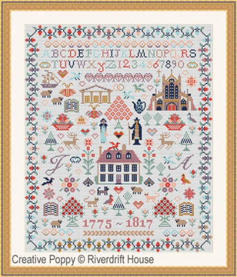 Jane Austen Sampler - Cross Stitch Pattern