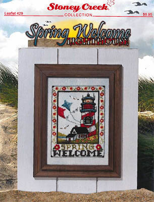 Spring Welcome Lighthouse - Cross Stitch Pattern