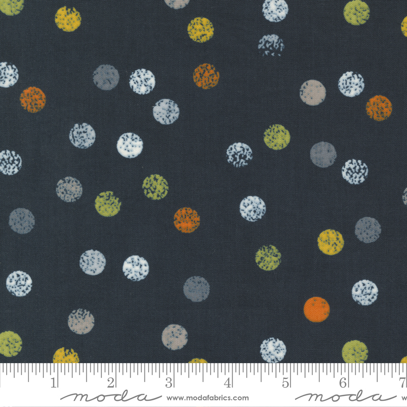Filigree Black - Dotties Dots - Quilt Fabric