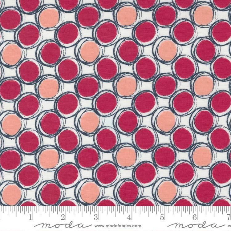 The Lookout Raspberry - Rockpool Picnic - Quilt Fabric