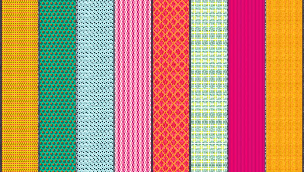 Mixed Bag Lollies The Lookout - Quilt Fabric
