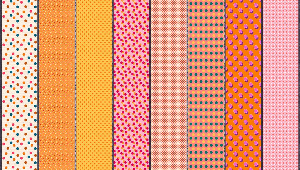 Mixed Bag Lollies Gardenvale - Quilt Fabric