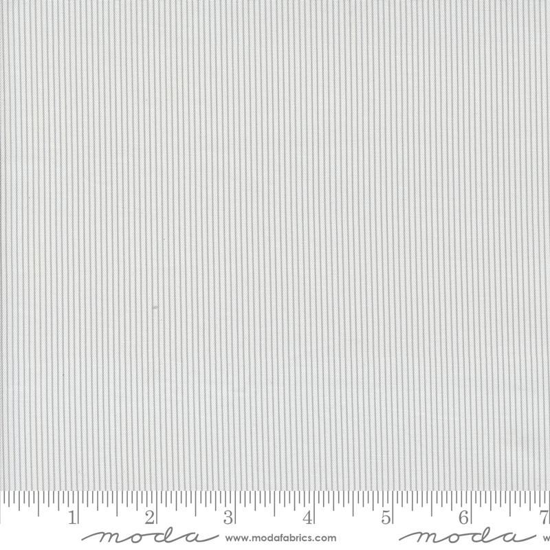 Mixed Bag Bonbons Stripes White Grey - Quilt Fabric