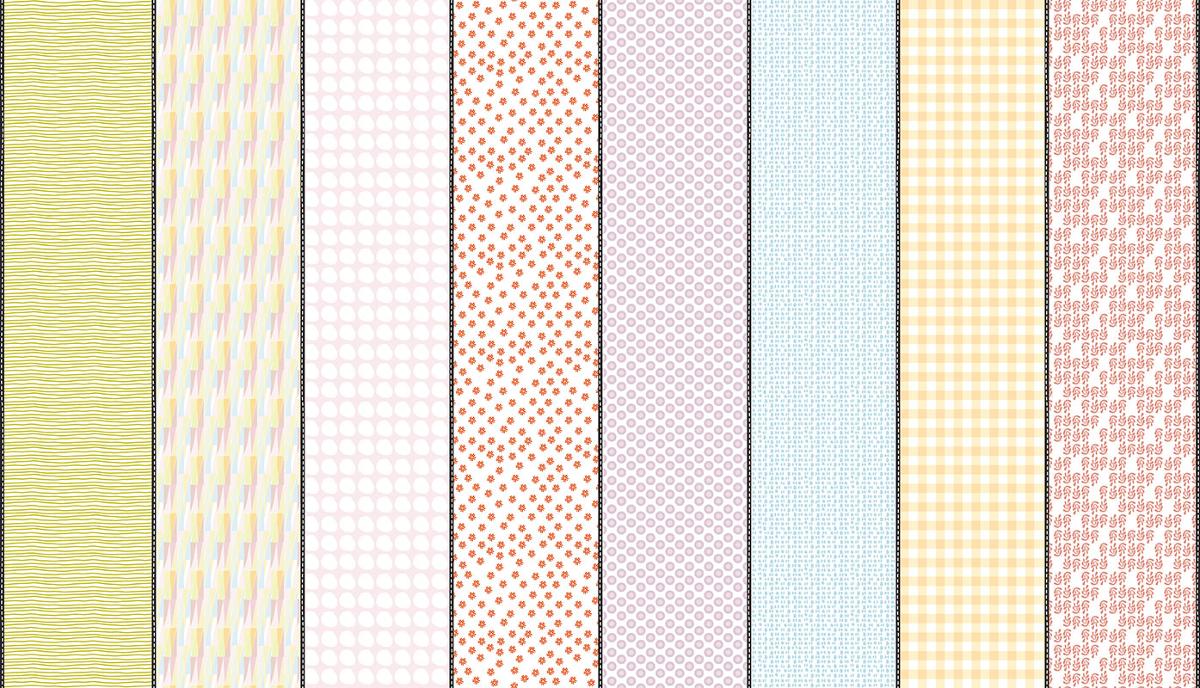 Lollie Jar Cream - Quilt Fabric, zoomed in. Select this picture to zoom back out.