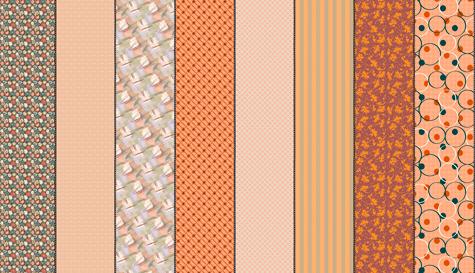 Gathered Lollies Pinks Trentham - Quilt Fabric