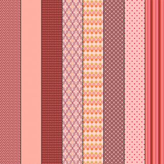 Gathered Lollies Roses Hazel - Quilt Fabric