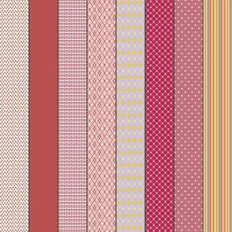 Gathered Lollies Mauves Trentham - Quilt Fabric