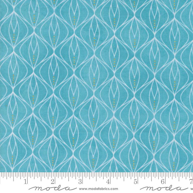 Flirtation Elated Sky Blue - Quilt Fabric