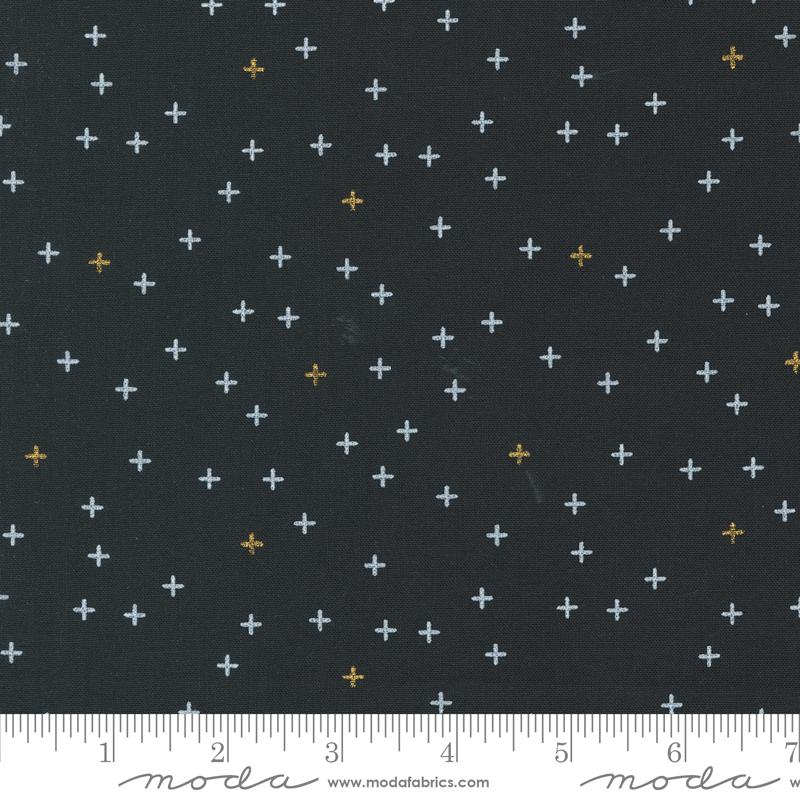 Shimmer Plus - Metallic Ebony - Quilt Fabric
