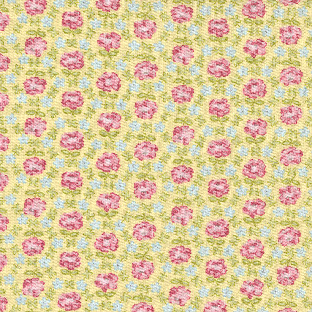 Grace Sunbeam - Honeycomb Posies - Quilt Fabric