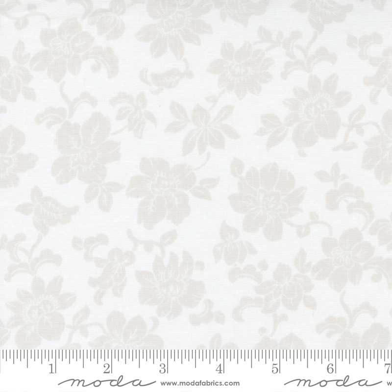 The Shores Linen White Pebble - Main Large - Quilt Fabric