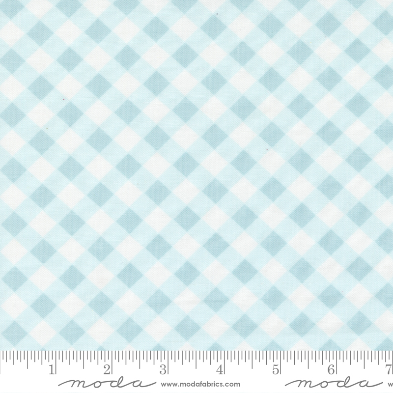 The Shores Sea Glass - Gingham Checks Plaids - Quilt Fabric