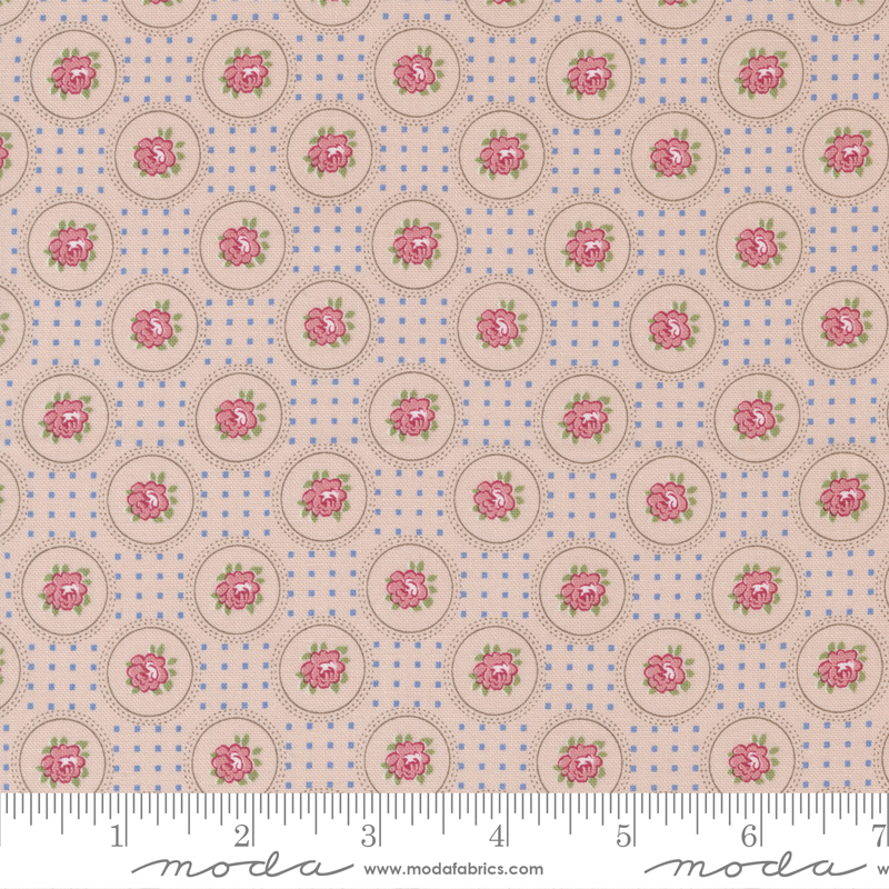 Sweet Liberty Bloom - Circle Rose - Quilt Fabric