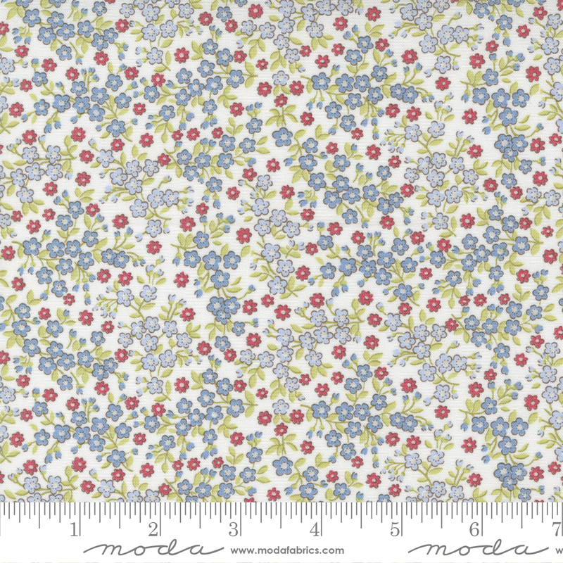 Sweet Liberty Linen White - Ditsy - Quilt Fabric