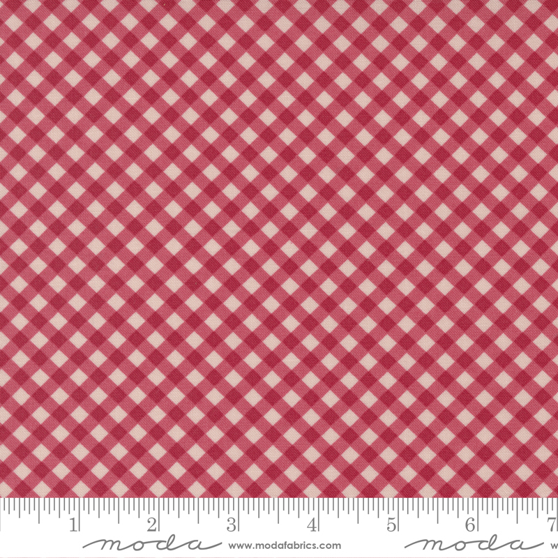 Sweet Liberty Rose - Gingham - Quilt Fabric