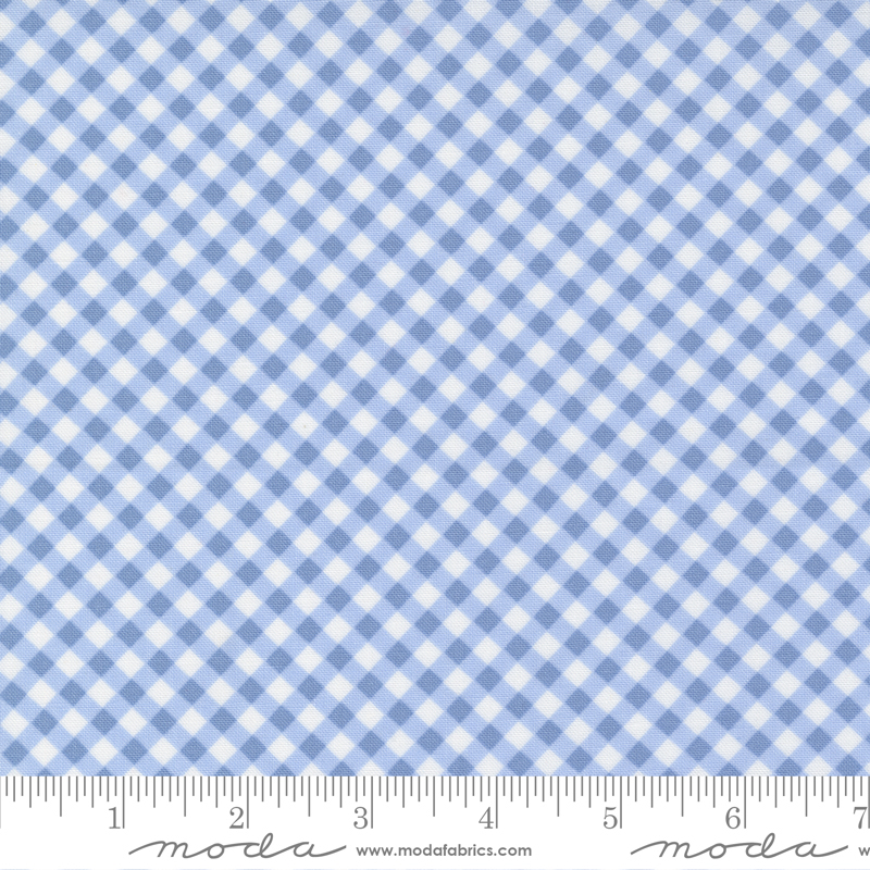 Sweet Liberty Sky - Gingham - Quilt Fabric