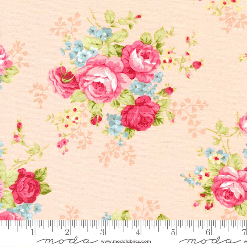 Ellie Coral - Quilt Fabric