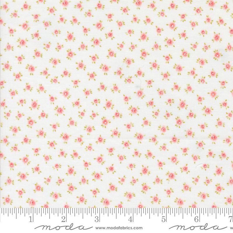 Memory Lane Floral Off White - Quilt Fabric