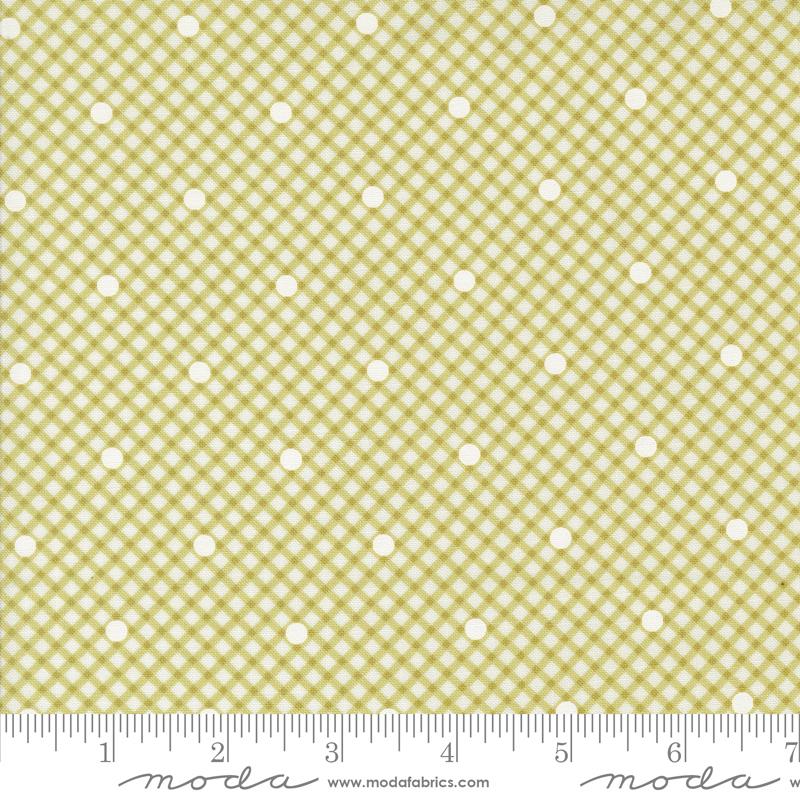 Memory Lane Dots Leaf - Quilt Fabric