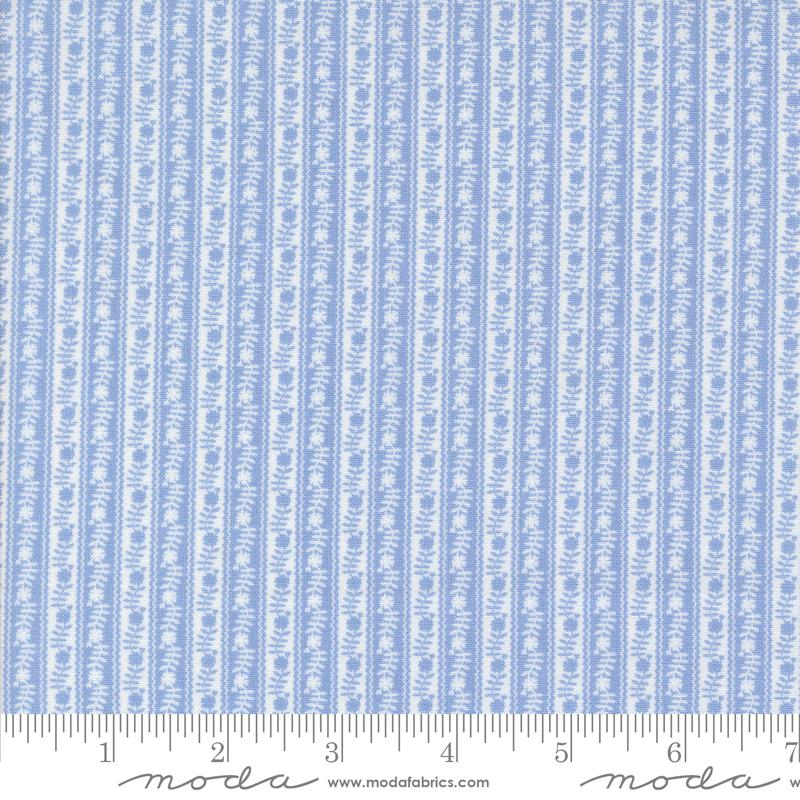 Memory Lane Stripes Blue - Quilt Fabric