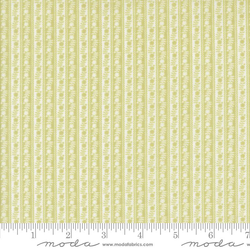 Memory Lane Stripes Leaf - Quilt Fabric