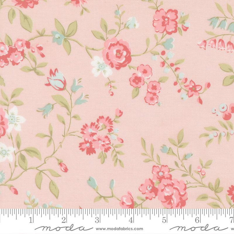Abide Floral Pink - Quilt Fabric