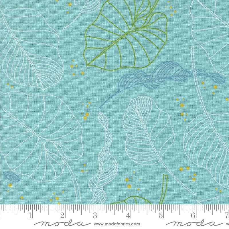 Olive You Leaves Spray - Quilt Fabric
