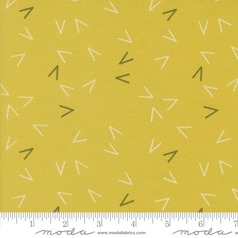 Olive You Arrows Maize - Quilt Fabric