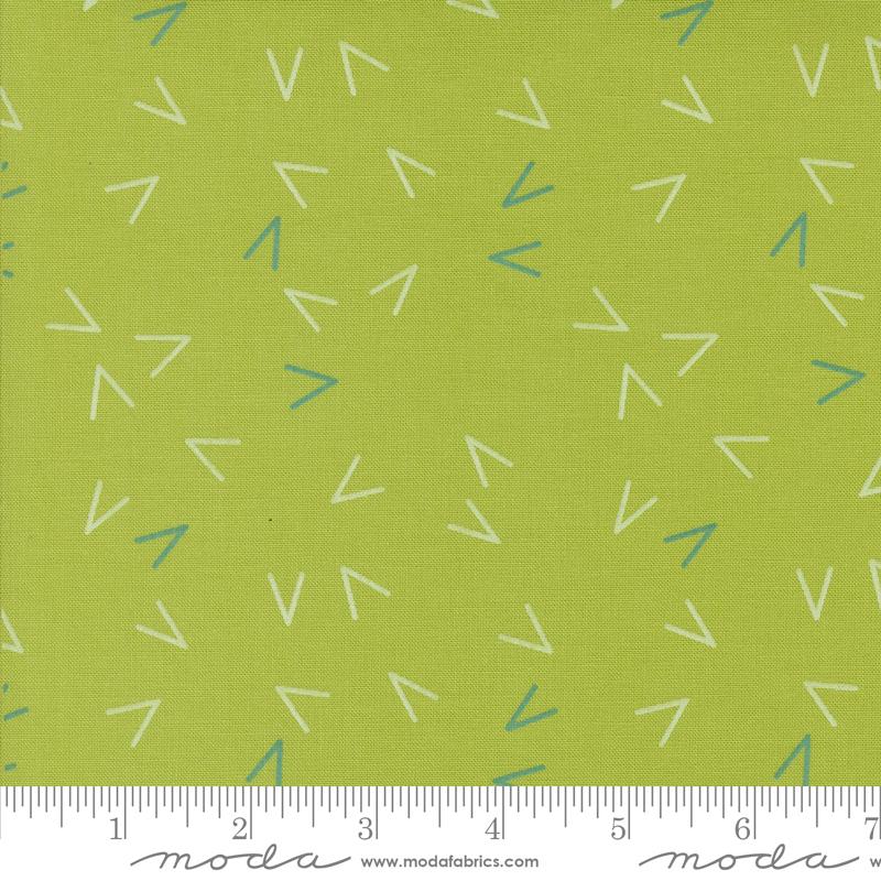 Olive You Arrows Leaf - Quilt Fabric