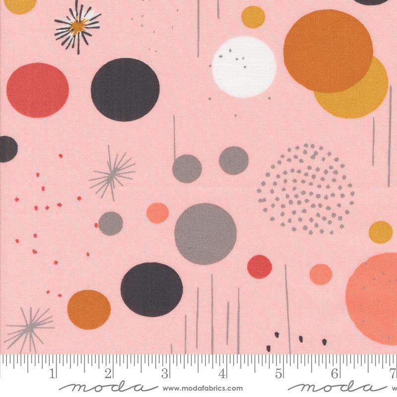 Simply Cozy Circles Pale Pink - Quilt Fabric