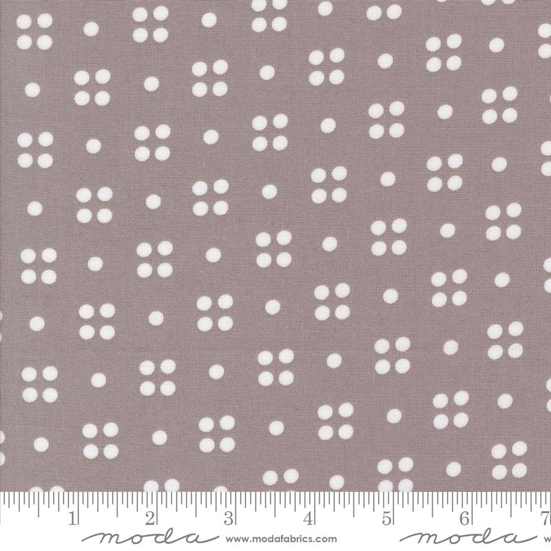 Simply Cozy Dots Nickle - Quilt Fabric