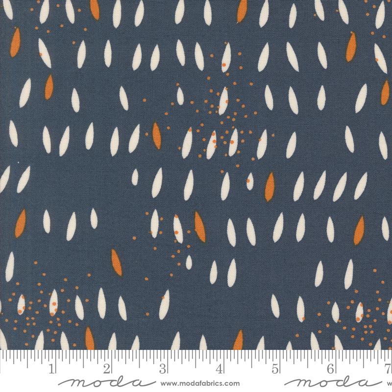 Simply Cozy Seeds Navy - Quilt Fabric
