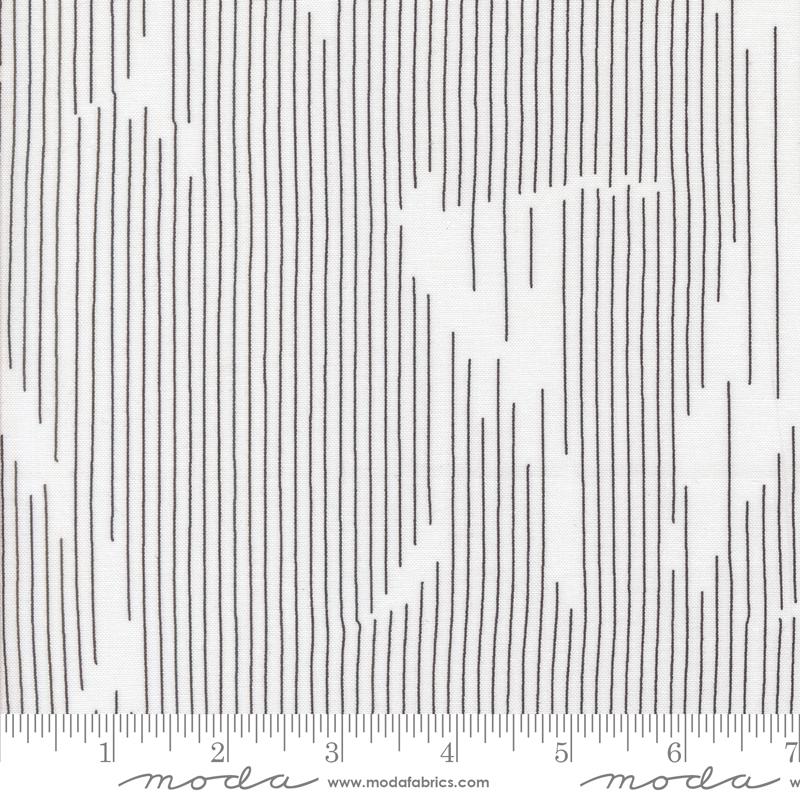 Simply Cozy Stripe White - Quilt Fabric
