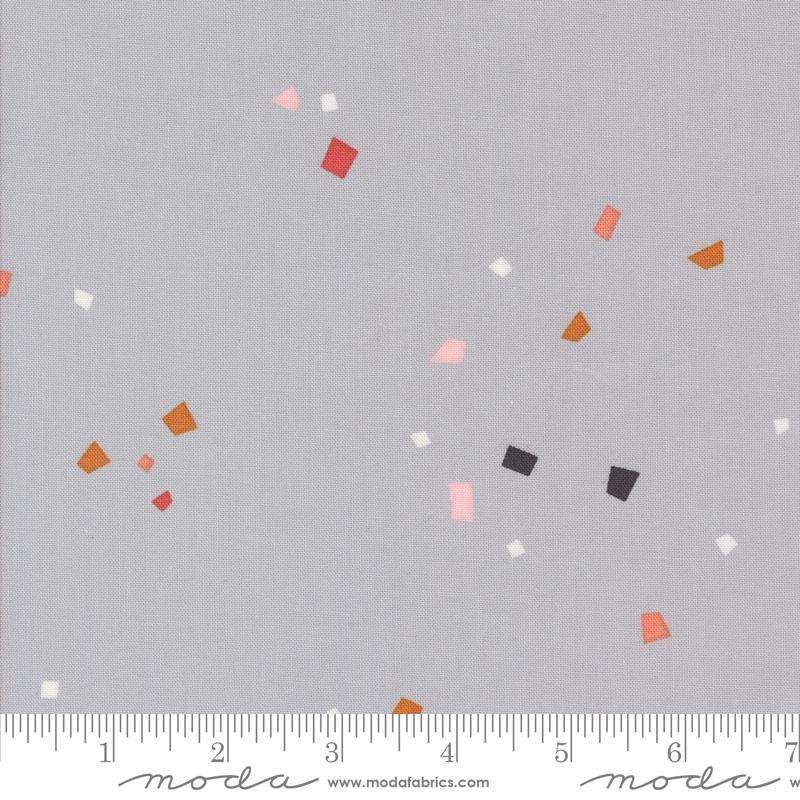 Simply Cozy Confetti Silver - Quilt Fabric