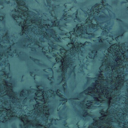 Teal Watercolor Batik 100% Cotton - Quilt Fabric