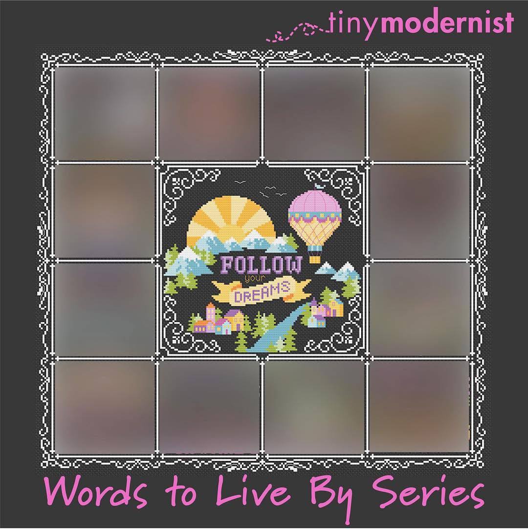 Words to Live By Part 1 - Cross Stitch Pattern
