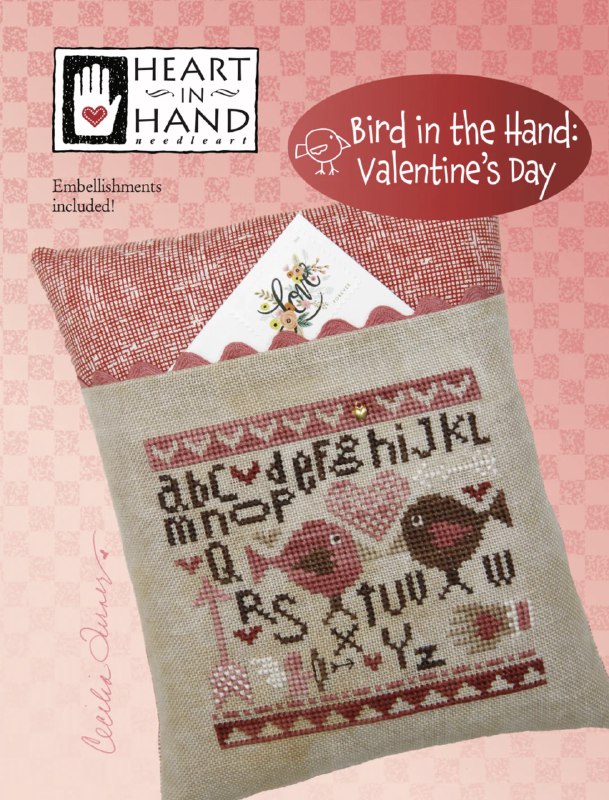 Bird in the Hand - Valentine's Day - Cross Stitch Pattern