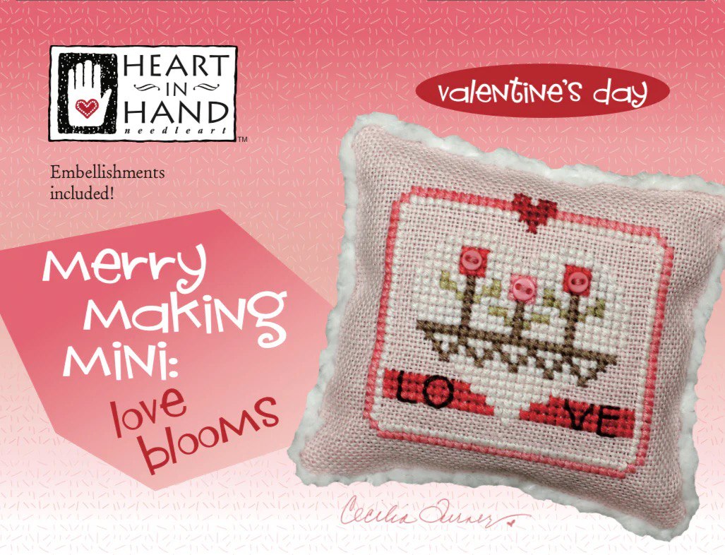 Merry Making Mini - Love Blooms - Cross Stitch Pattern
