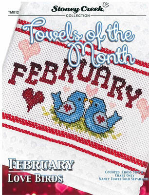Towels of the Month - February - Cross Stitch Pattern