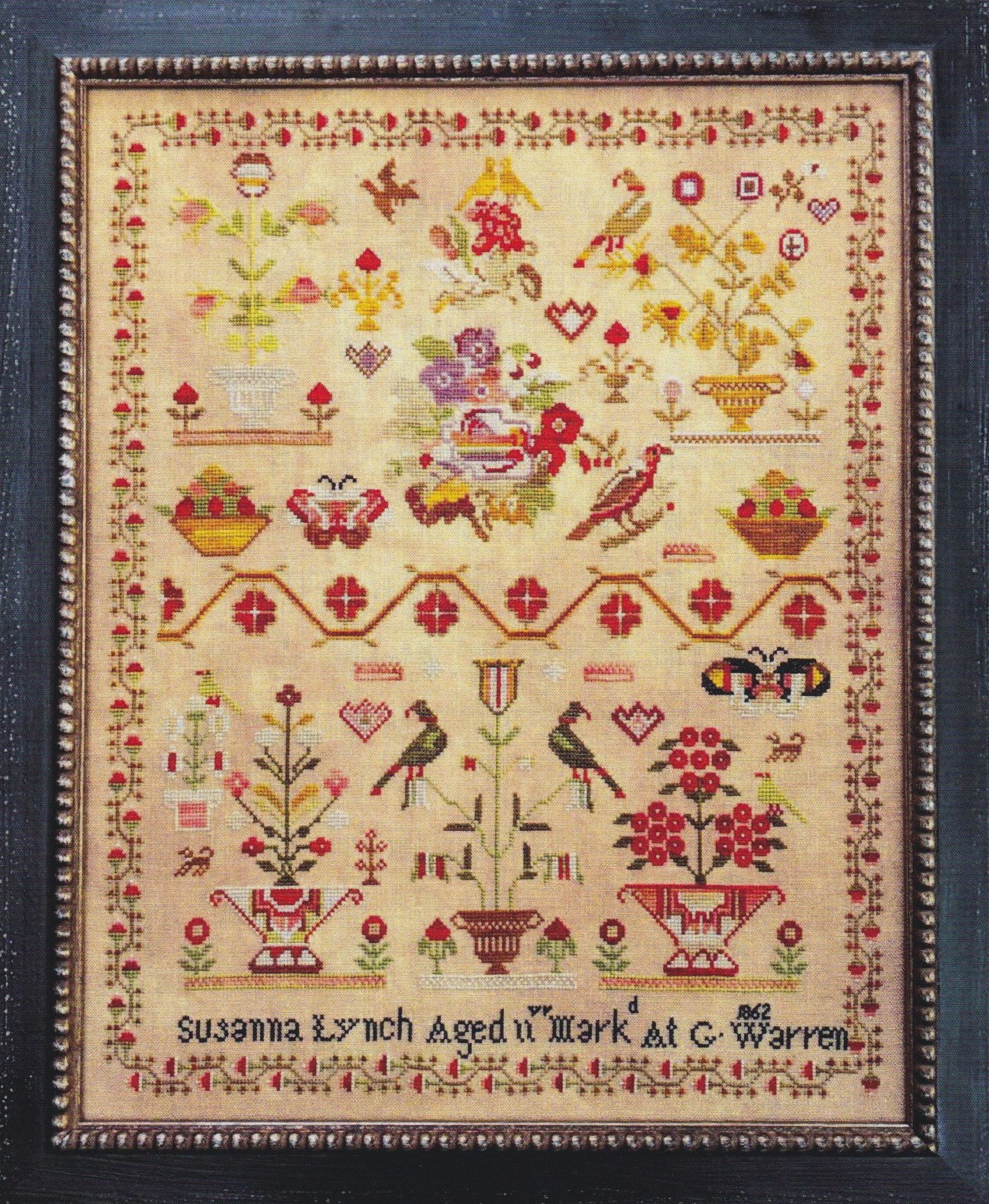 Susanna Lynch 1862 - Cross Stitch Pattern