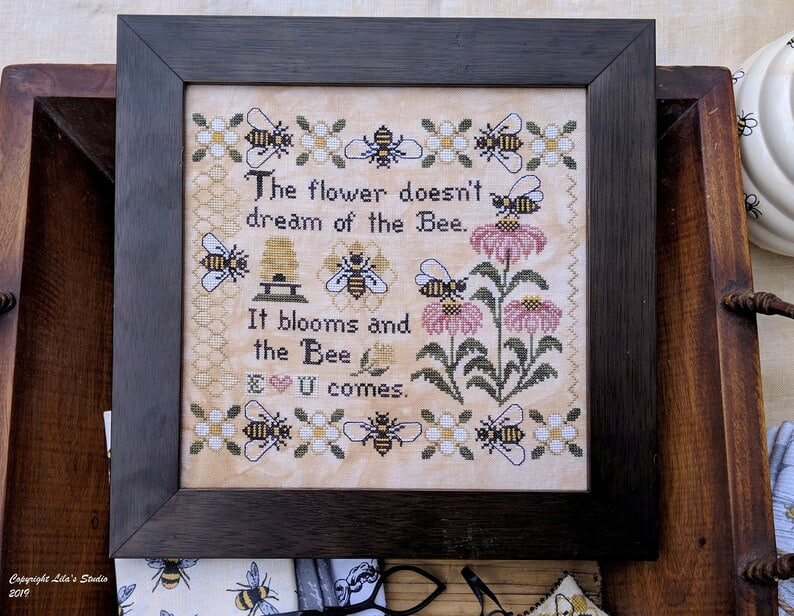 Bee Comes, The - Cross Stitch Pattern